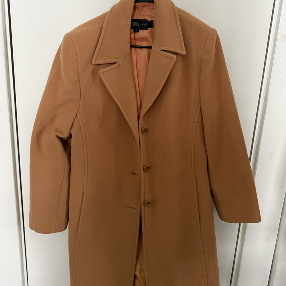 Kristen Blake Tan Wool Coat